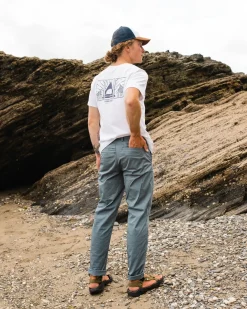 Pantalon en coton bio léger 365 - Gris orage