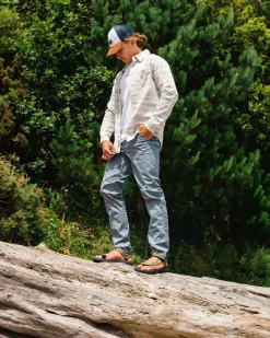 Pantalon en coton bio léger 365 - Gris orage