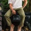 Pantalon en coton bio Vantage - Kaki