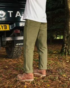 Pantalon en coton bio Vantage - Kaki
