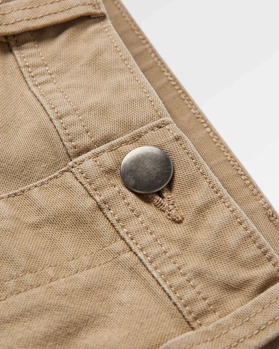 Pantalon en coton bio Vantage - Biscuit