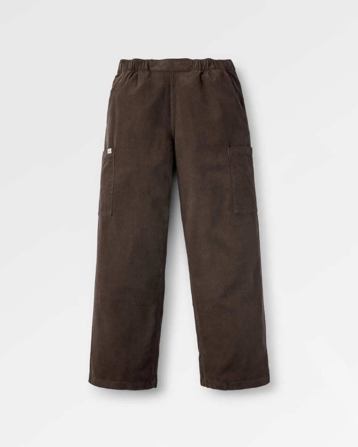 Pantalon en velours côtelé bio Someday - Café