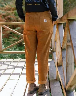 Pantalon en velours côtelé recyclé Compass - Coconut