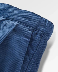 Pantalon en velours côtelé recyclé Compass - Denim foncé