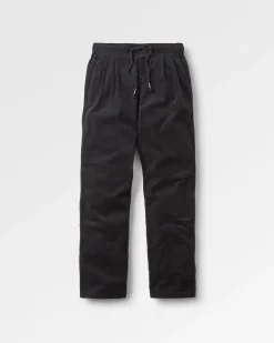 Pantalon en velours côtelé recyclé Compass - Noir