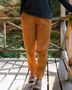 Pantalon en velours côtelé recyclé Compass - Coconut