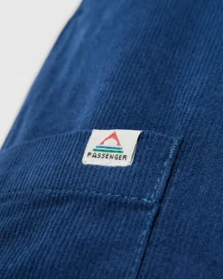 Pantalon en velours côtelé bio Someday - Denim foncé