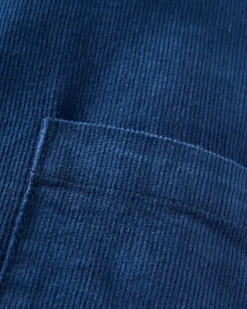 Pantalon en velours côtelé bio Someday - Denim foncé