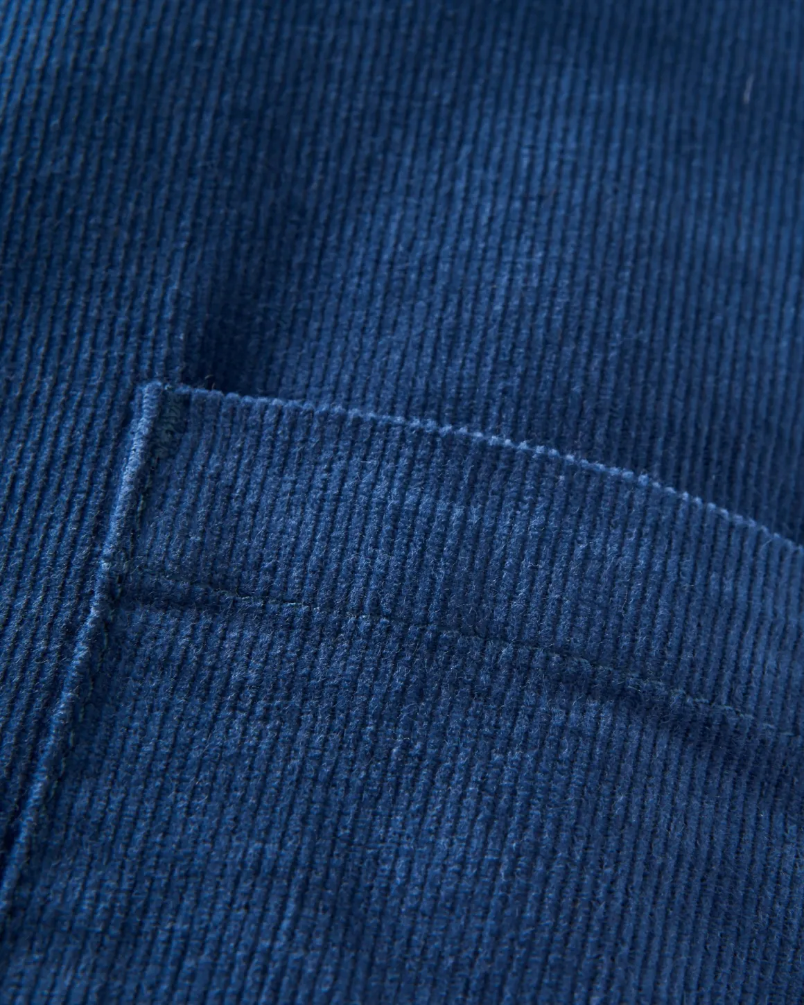 Pantalon en velours côtelé bio Someday - Denim foncé
