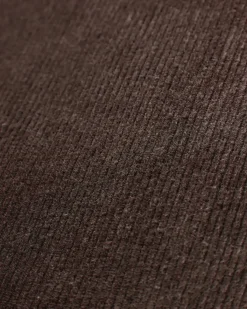 Pantalon en velours côtelé bio Someday - Café