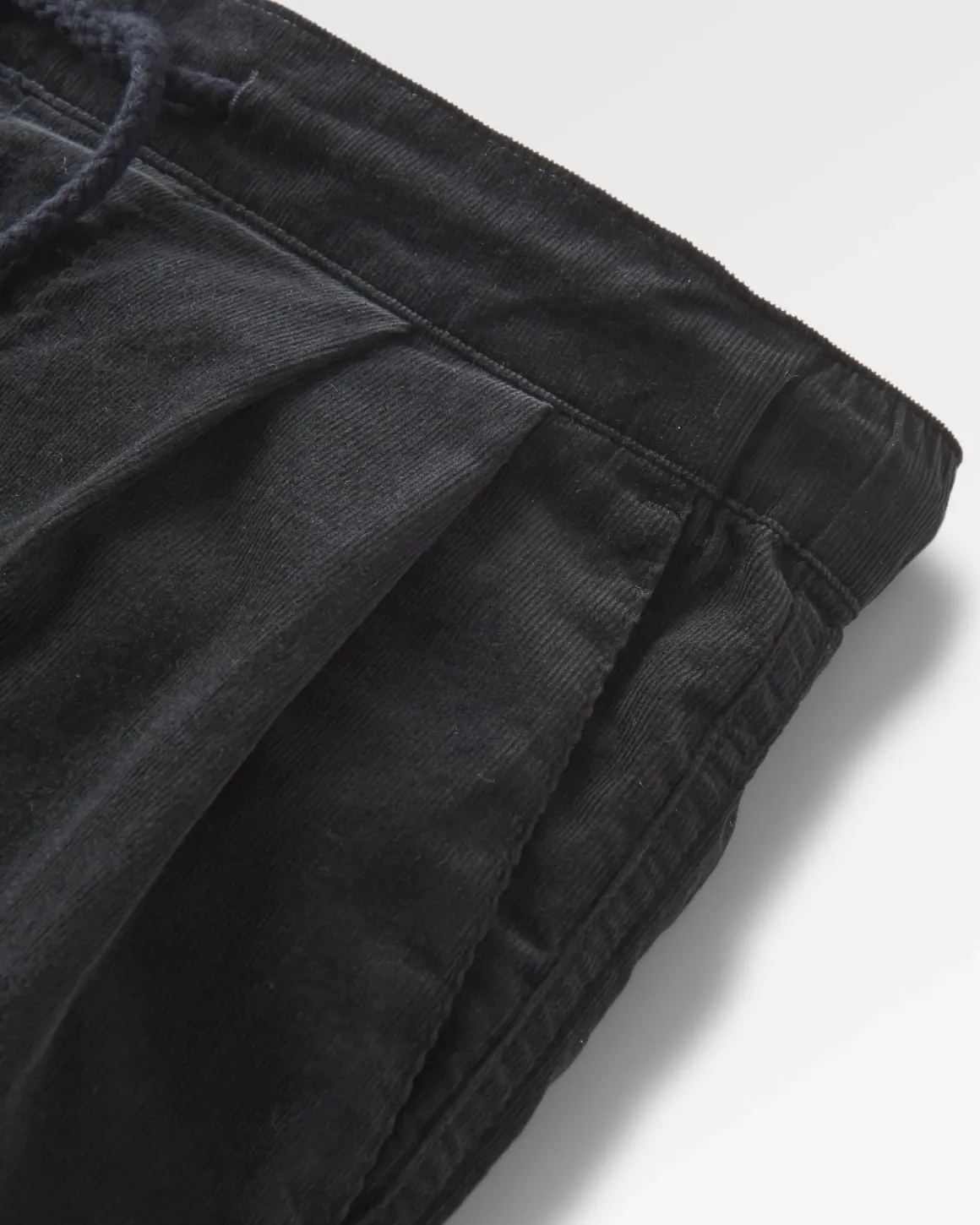 Pantalon en velours côtelé recyclé Compass - Noir