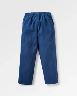 Pantalon en velours côtelé bio Someday - Denim foncé