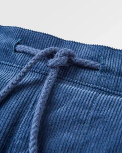 Pantalon en velours côtelé recyclé Compass - Denim foncé