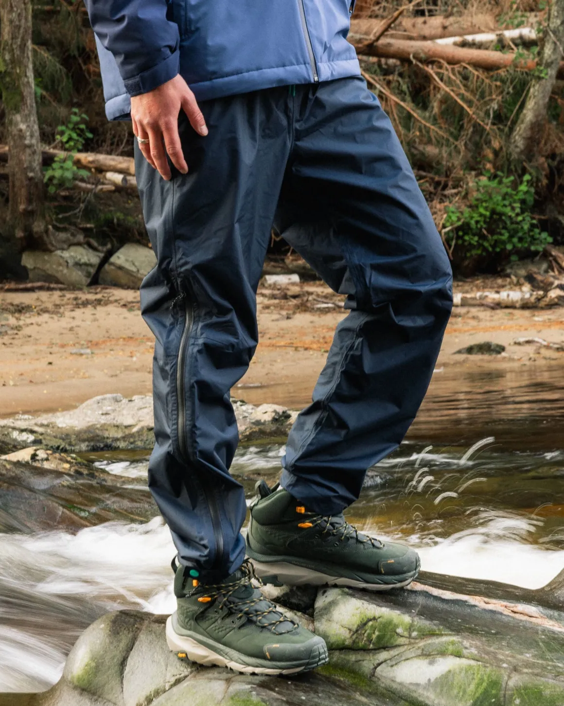 Pantalon Imperméable Recyclé - Bleu Marine Profond