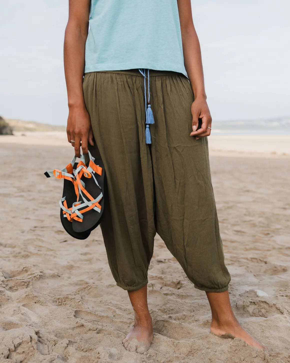 Pantalon Large Daylily - Kaki
