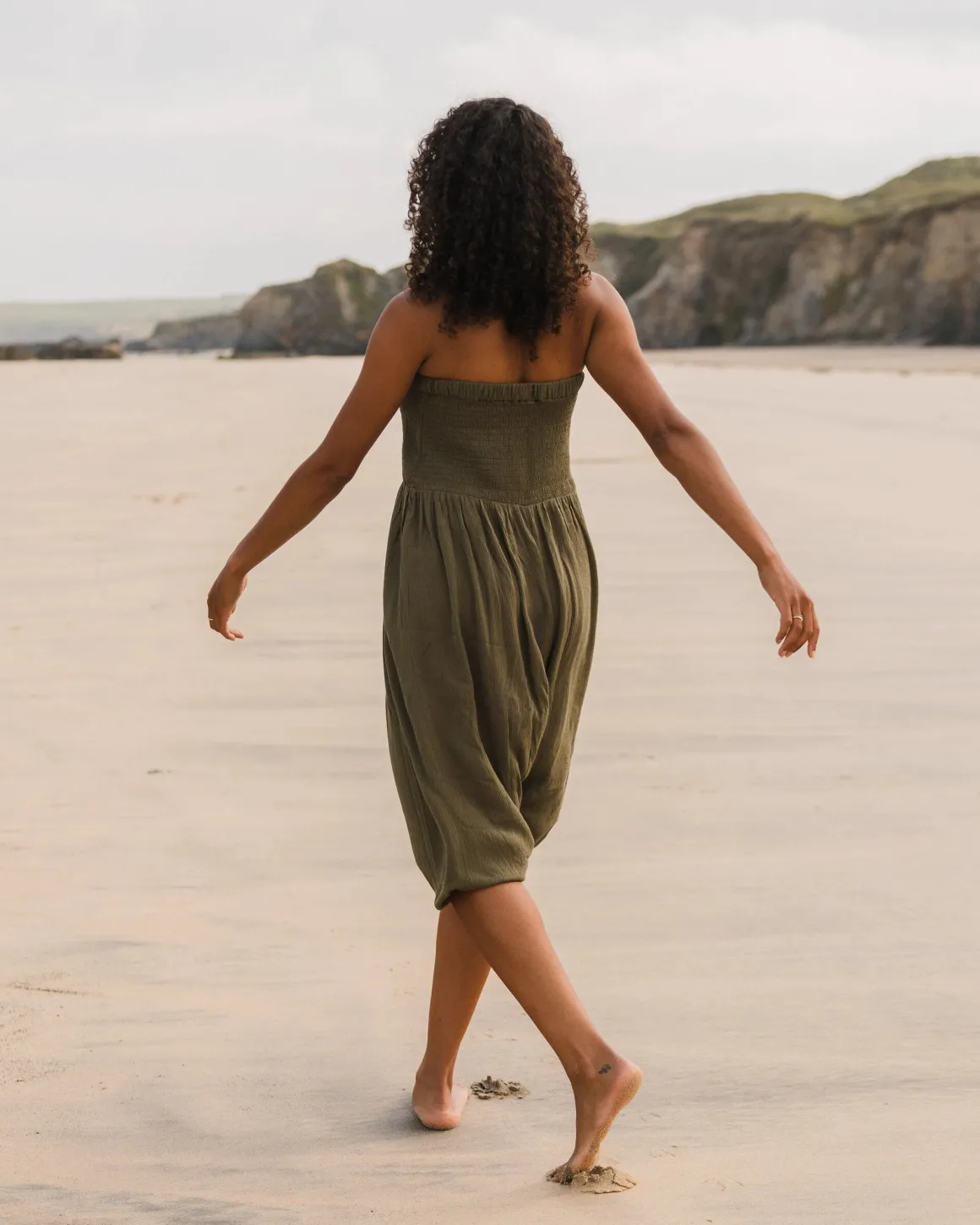 Pantalon Large Daylily - Kaki