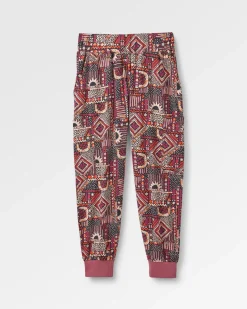 Pantalon Recyclé Day Dream - Patchwork Vintage Noir/Multicolore