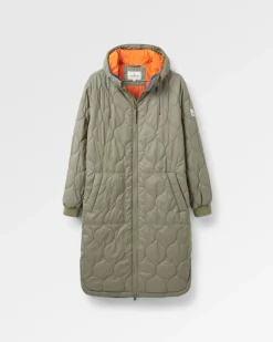 Parka Isolant Recyclé Flora 2.0 Longue - Olive Poussiéreux