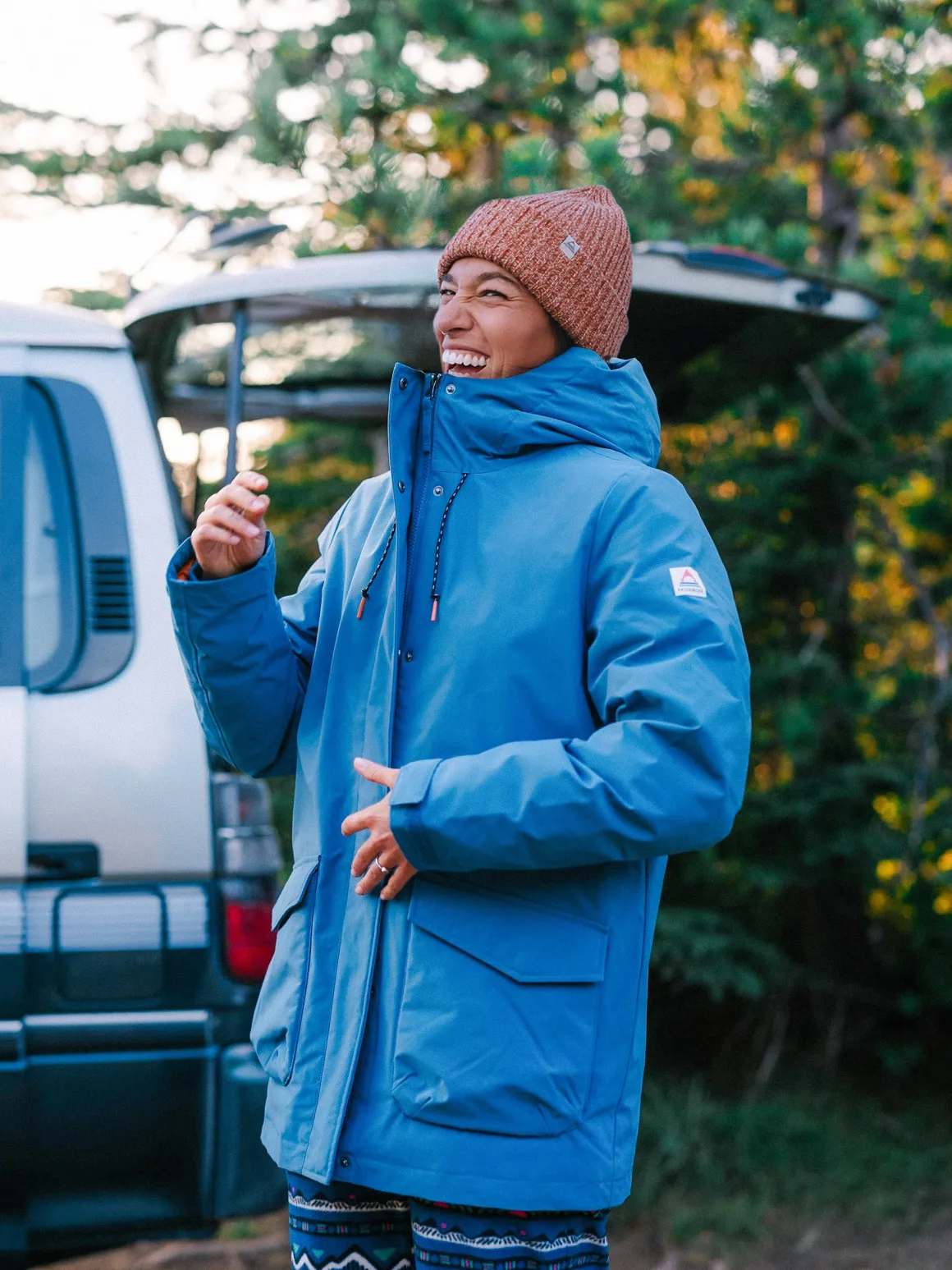 Parka Isolante Recyclée Alaska - Bleu Acier