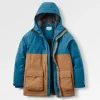 Parka Isolante Recyclée Baltic - Toffee/Bleu Acier