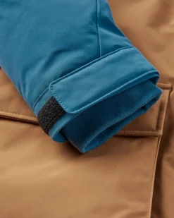 Parka Isolante Recyclée Baltic - Toffee/Bleu Acier
