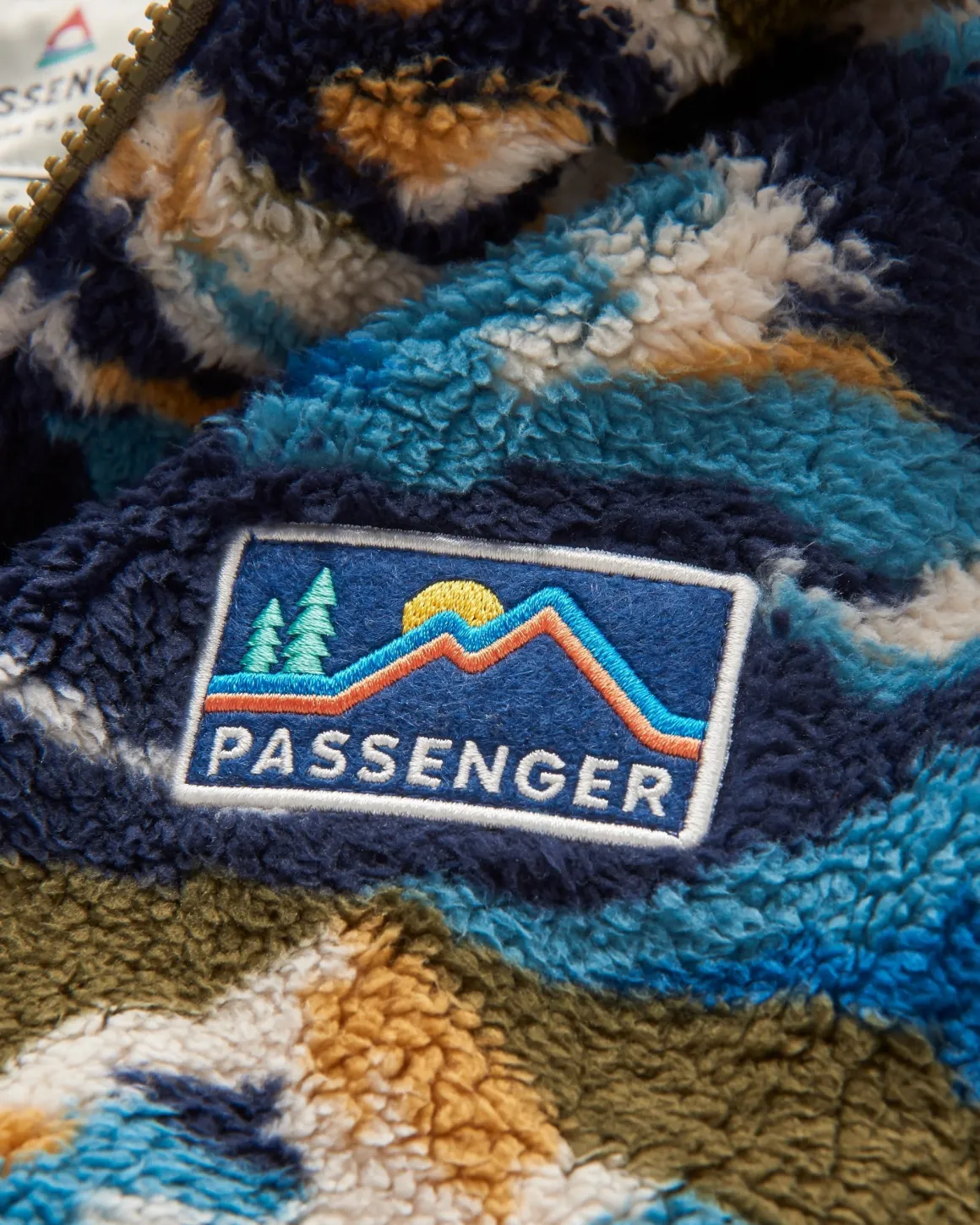 Polaire Sherpa doublée de tissu recyclé Nestling - Mont Scenic Kaki
