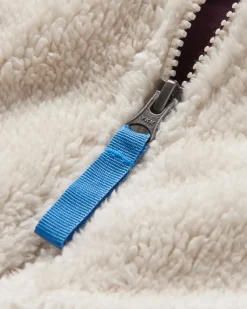 Polaire Sherpa doublée de polaire recyclée Nestling - Prune profonde