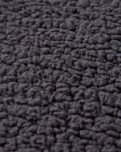 Poncho de Surf Doublé en Sherpa Recyclé Waves - Denim Foncé / Marine Profond