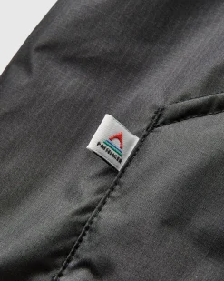 Poncho de surf doublé en sherpa recyclé - Noir/ Kaki