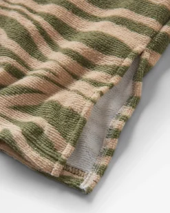 Poncho de surf en serviette recyclée Tulum - Strata Khaki