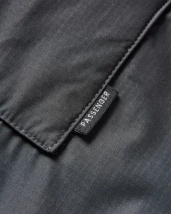 Poncho de surf Escapism doublé d'une serviette recyclée - Noir
