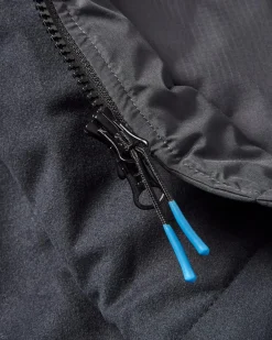 Poncho de surf Escapism doublé d'une serviette recyclée - Noir