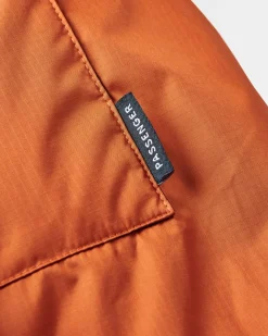 Poncho de surf Escapism Recyclé doublé en Sherpa - Rouille