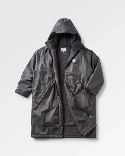 Poncho de surf imperméable recyclé Tempest - Noir