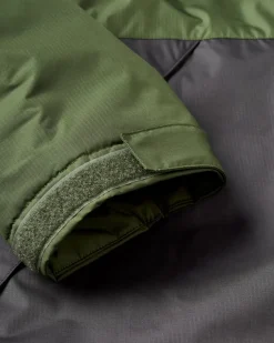 Poncho de surf imperméable recyclé Tempest - Fir Tree/ Black