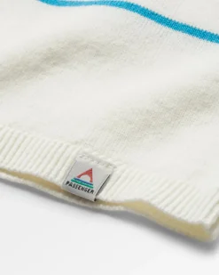 Pull Bio Tricoté - Rayures Bleu Pool