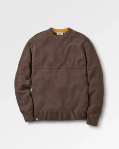 Pull en Tricot Décontracté - Café
