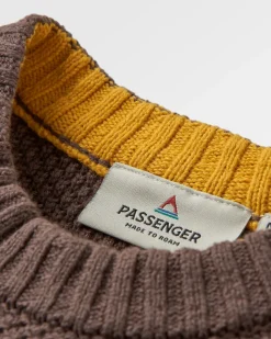 Pull en Tricot Décontracté - Café