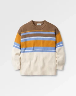 Pull Grasslands en coton bio tricoté oversize - Acorn
