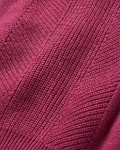 Pull Hideout Oversized en maille recyclée - Rhubarbe
