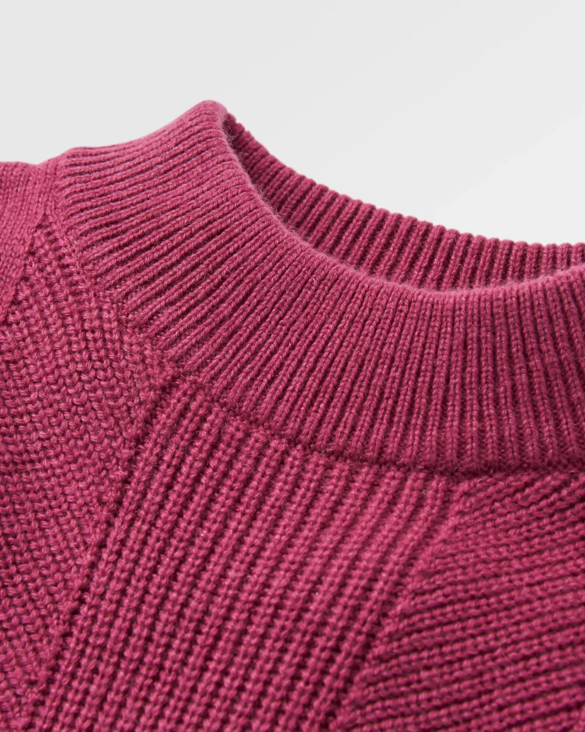 Pull Hideout Oversized en maille recyclée - Rhubarbe