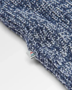 Pull recyclé en maille - Gris chiné