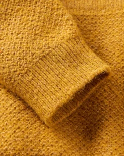 Pull Recyclé Tricoté - Ambre Or