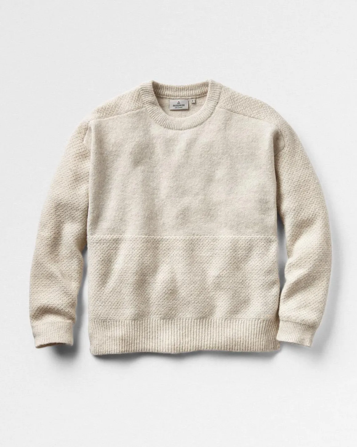 Pull Recyclé Tricoté - Blanc Cassé