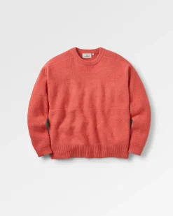 Pull Recyclé Tricoté - Rouge Minéral