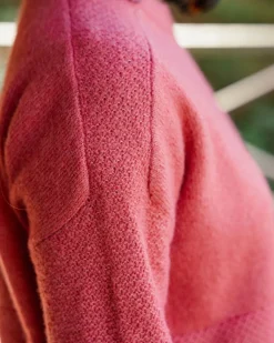 Pull Recyclé Tricoté - Rouge Minéral