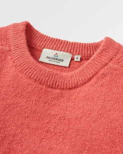 Pull Recyclé Tricoté - Rouge Minéral