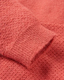 Pull Recyclé Tricoté - Rouge Minéral