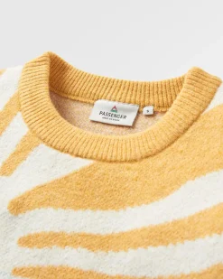 Pull Sunsets Recycled Oversized Knitted Jumper - Marshmallow