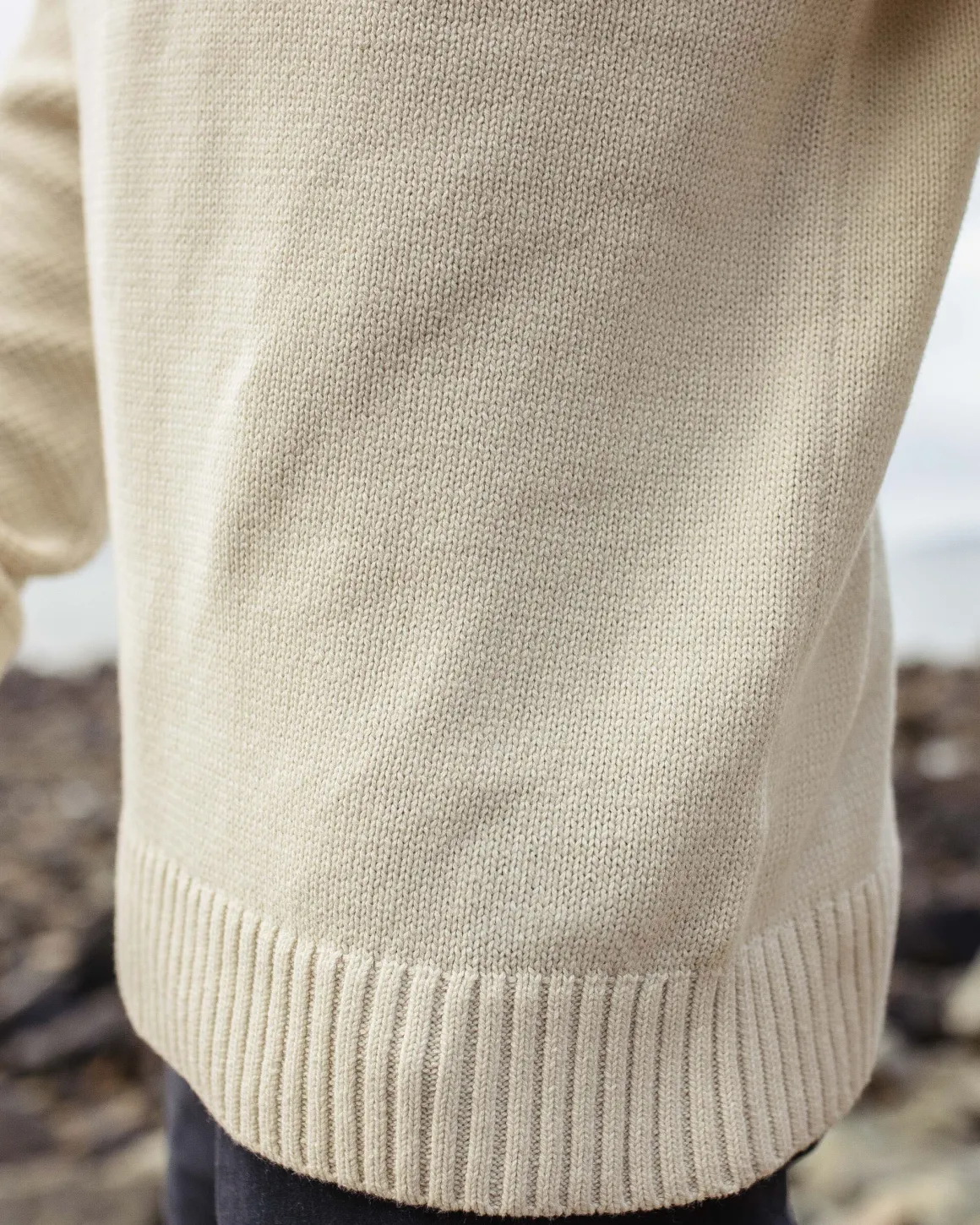 Pull Tricoté Swell - Blanc Cassé